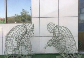烏當鏤空對弈雕塑標準，廣場雕塑，鐵藝民俗人物雕塑供給