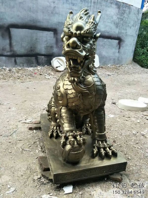 定安校園麒麟雕塑，拉絲海洋雕塑，卡通主題