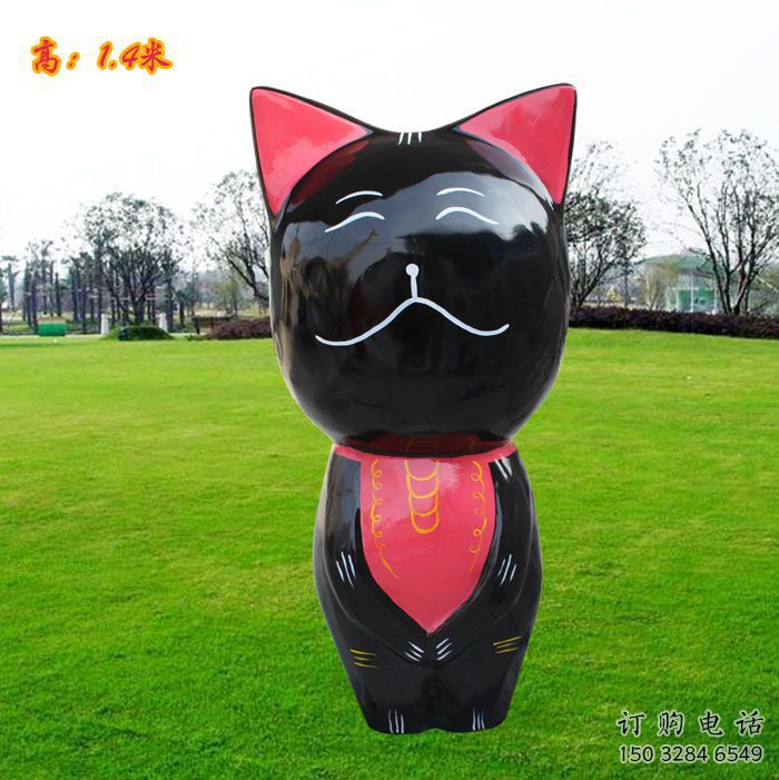 永州廣場小貓雕塑，動物擺件，仿古工藝