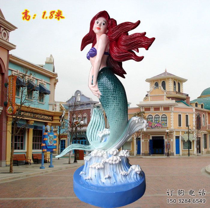 株洲水景美人魚(yú)雕塑