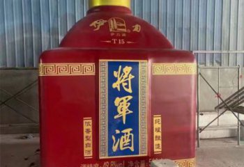 十堰洋酒瓶雕塑選定，景觀雕塑，玻璃鋼洋酒瓶雕塑造型生產商