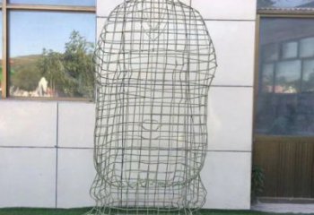 松原鏤空孔子雕塑訂做，景區雕塑，鐵藝古代人物雕塑定價