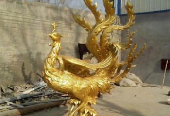 鎮江鳳凰雕塑廠家，鍛造工藝，銅鳳凰雕塑廠家承接