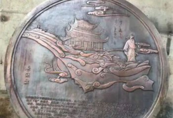煙臺純銅浮雕專供，城堡雕塑，城堡浮雕生產廠家