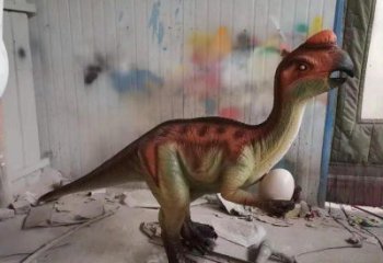 太原抽象恐龍雕塑制造，動物雕塑，玻璃鋼恐龍雕塑展品