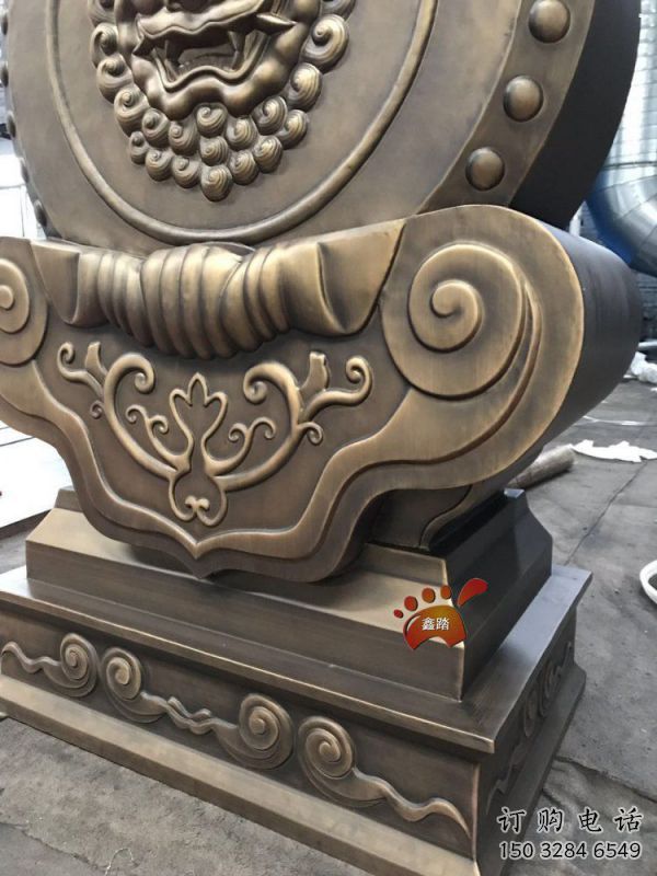 巴音郭楞抱箍鑄造觀賞型，露天雕塑，鑄銅抱箍雕塑訂做