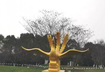 克拉瑪依鳳凰雕塑選用，美陳雕塑，鑄銅鳳凰雕塑工藝廠家