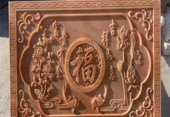 杭州浮雕制造商，室外軟裝，景觀福字浮雕制作廠家